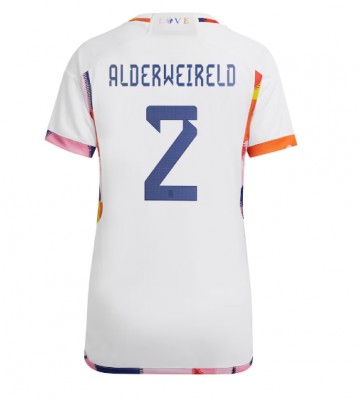 Belgien Toby Alderweireld #2 Bortatröja Kvinnor VM 2022 Kortärmad